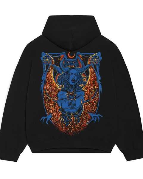 Baphomet Oversize Hoodie – 1. görsel