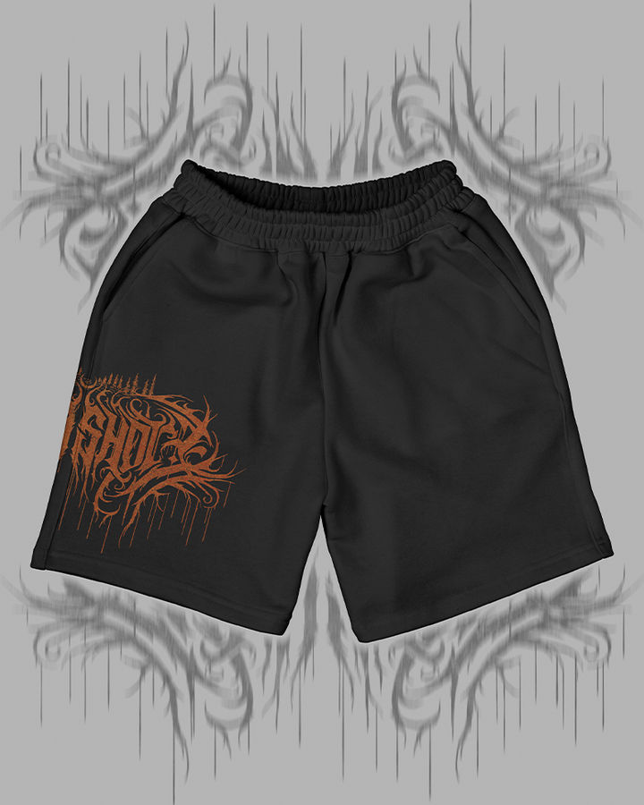 STANCOLD Lorna Shore Oversize Metal Şort – ön yüz