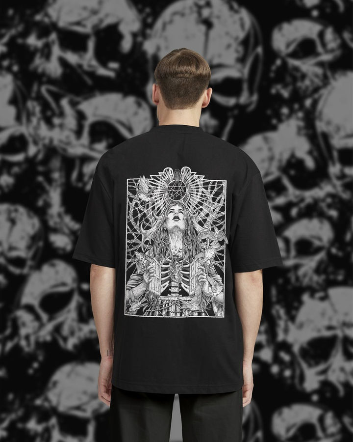 Rising Oversize Tişört – ön yüz