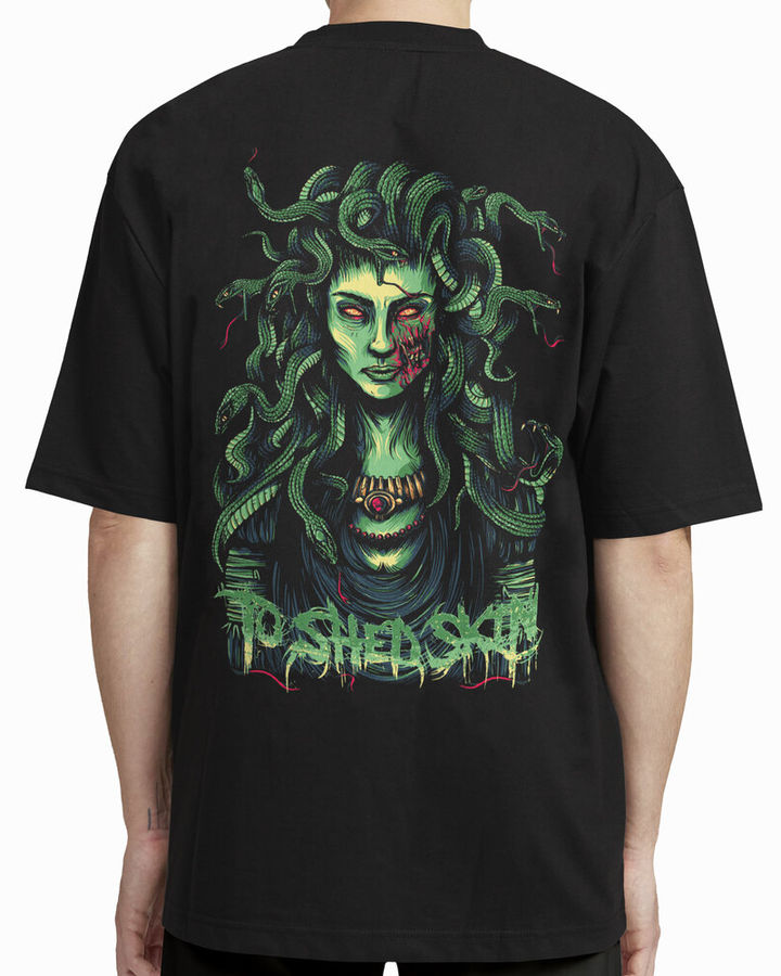 Medusa Oversize Tişört – ön yüz