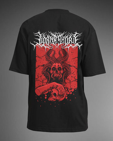 Lorna Shore Red Oversize Tişört – 1. görsel