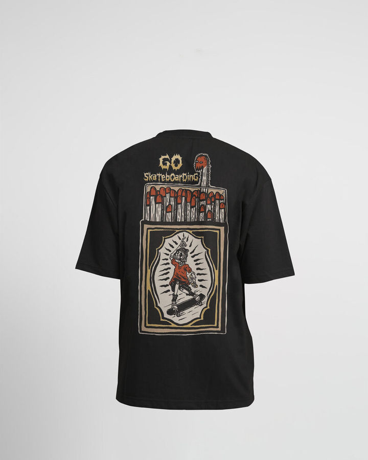 Go Skateboarding Oversize Tişört – ön yüz
