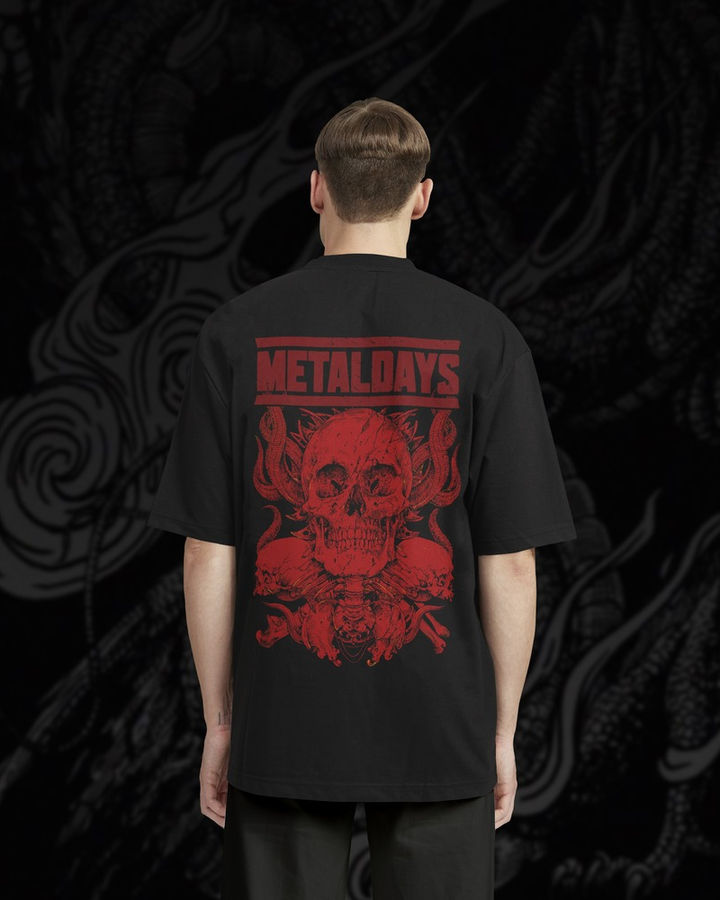 Metaldays V1 Oversize Tişört – ön yüz