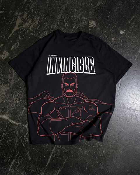 Omni-Man Invincible Oversize Tişört – 1. görsel
