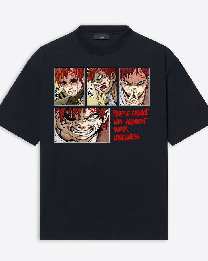 Gaara 0 Naruto Oversize Tişört – ön yüz