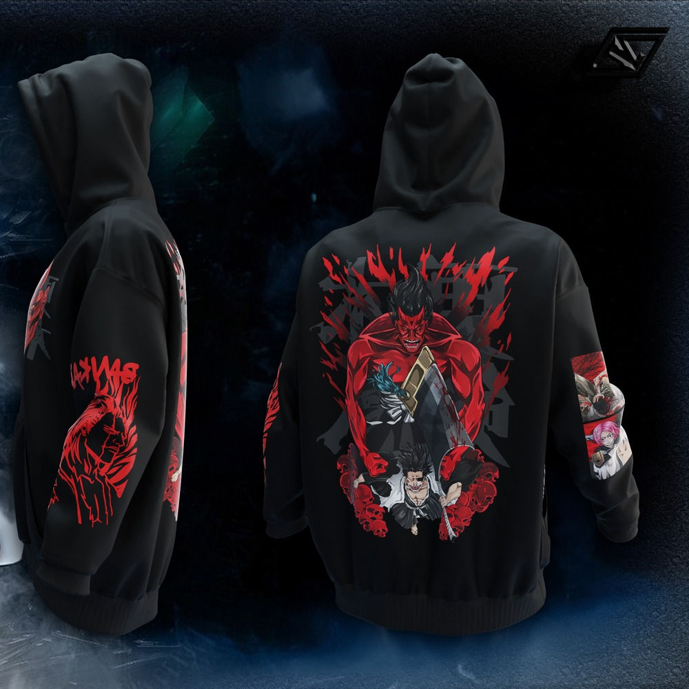 Kenpachi BLEACH Oversize Hoodie