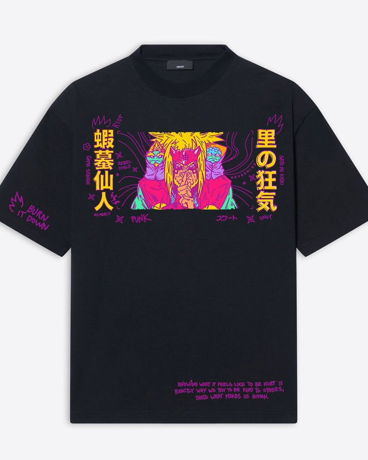 Jiraiya 0 Naruto Oversize Tişört – ön yüz