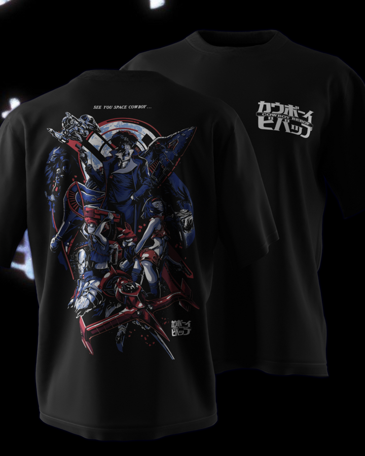 Cowboy Bebop 1 Oversize Tişört – ön yüz
