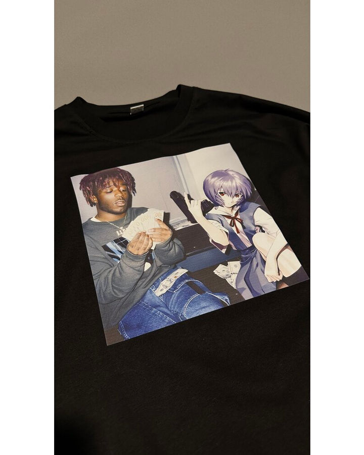 Lil Uzi Rei Ayanami Oversize Tişört – ön yüz