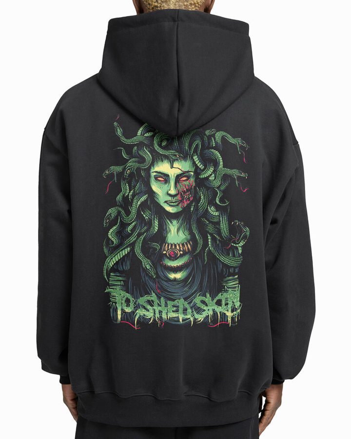 Medusa Oversize Hoodie – ön yüz