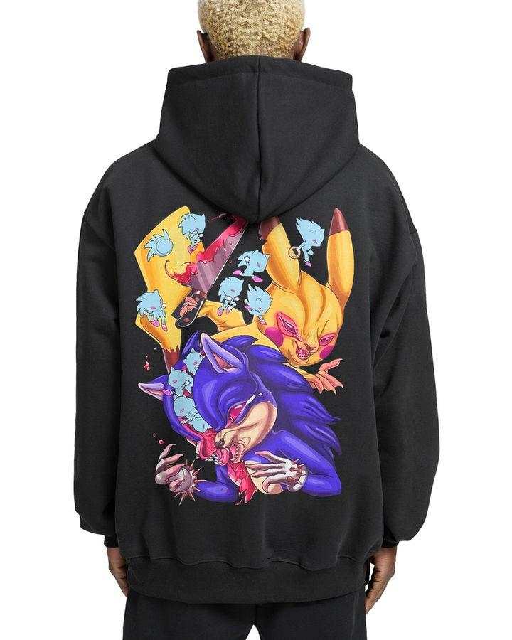 Death Match Oversize Hoodie – ön yüz