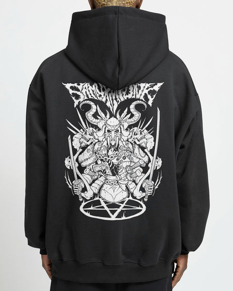 Samurai Punk Oversize Hoodie – 1. görsel