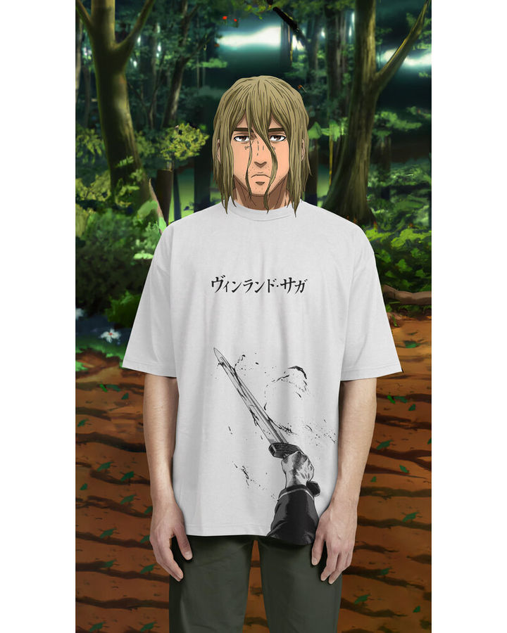 Vinland Saga Oversize Tişört – ön yüz