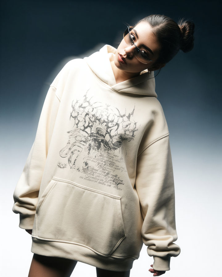 Lorna Shore Oblivion Oversize Hoodie – ön yüz