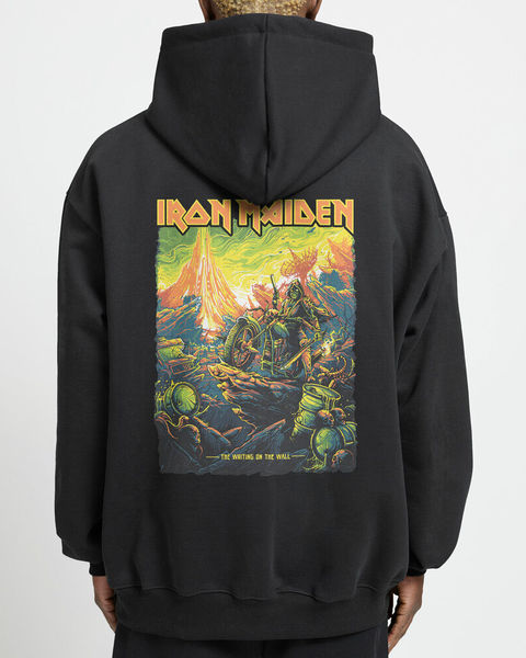 The Writing on the Wall Iron Maiden Oversize Hoodie – 1. görsel