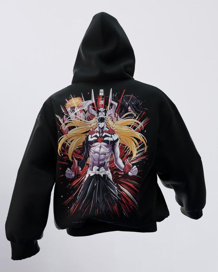 Ichigo Kurosaki BLEACH Oversize Hoodie – ön yüz