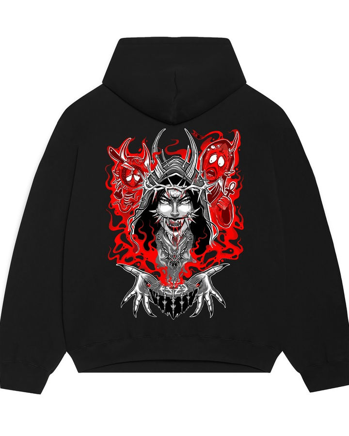 Talismanic Oversize Hoodie – ön yüz