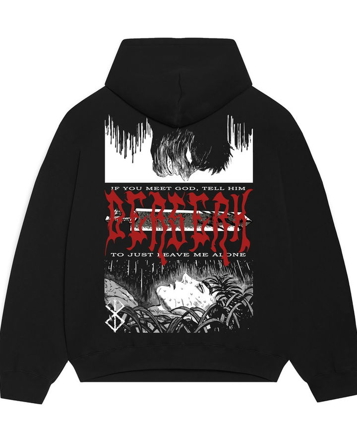 Guts Pain Berserk Oversize Hoodie – ön yüz