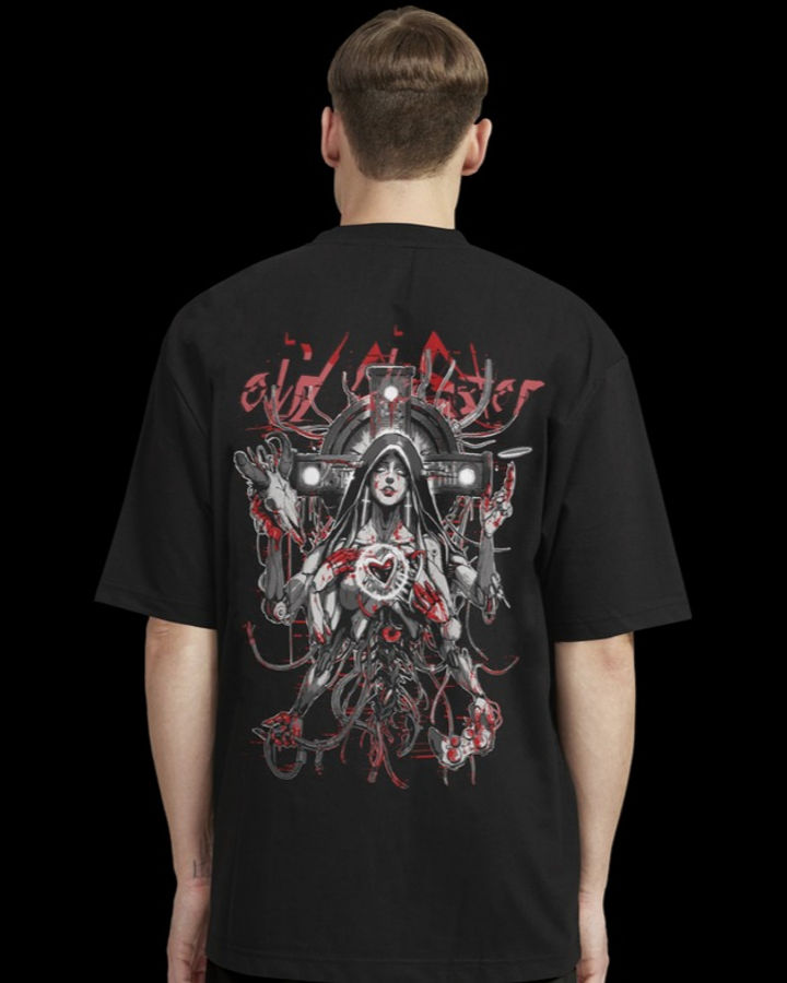 Ex-Nun Oversize Tişört – ön yüz
