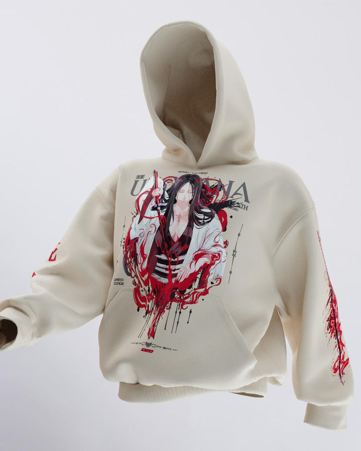 Retsu Unohana BLEACH Oversize Hoodie – ön yüz