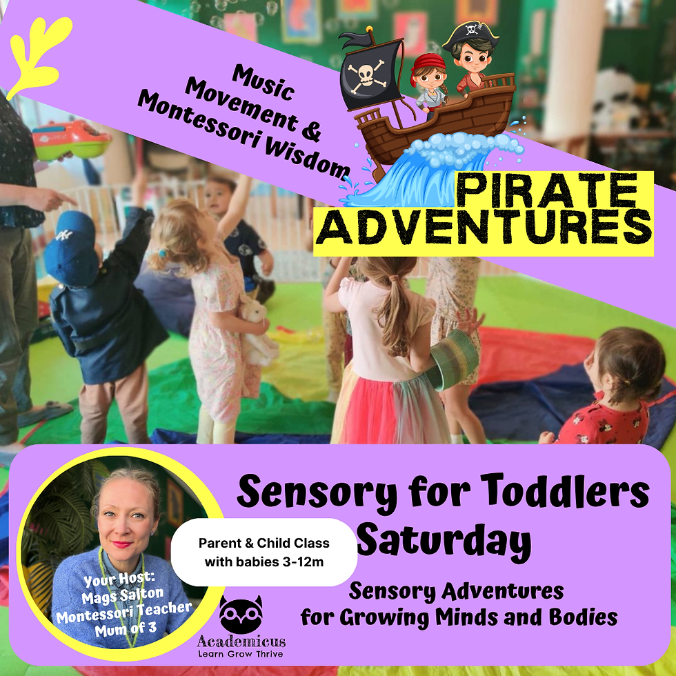 Saturday Sensory for Toddlers (1,5-3y), 10:00-11:00