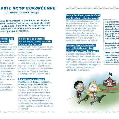 L'année scolaire en Europe