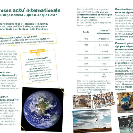 Le "Jour du dépassement" expliqué aux enfants