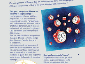 Le changement d'heure en Europe