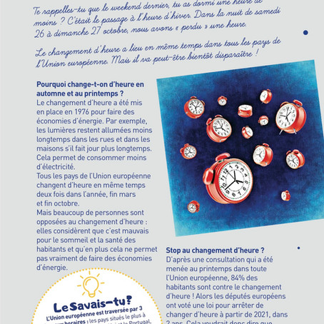 Le changement d'heure en Europe