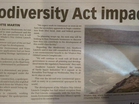 Biodiveristy Act impacts