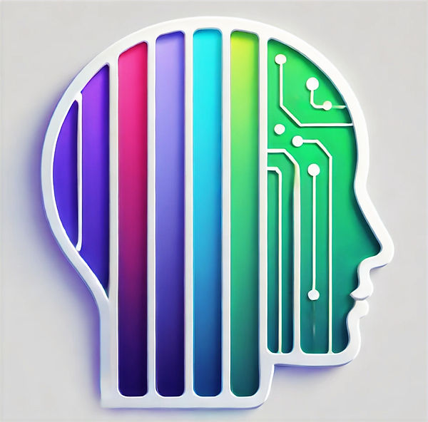 colorful illustration of a head side view representing the buyer avatar