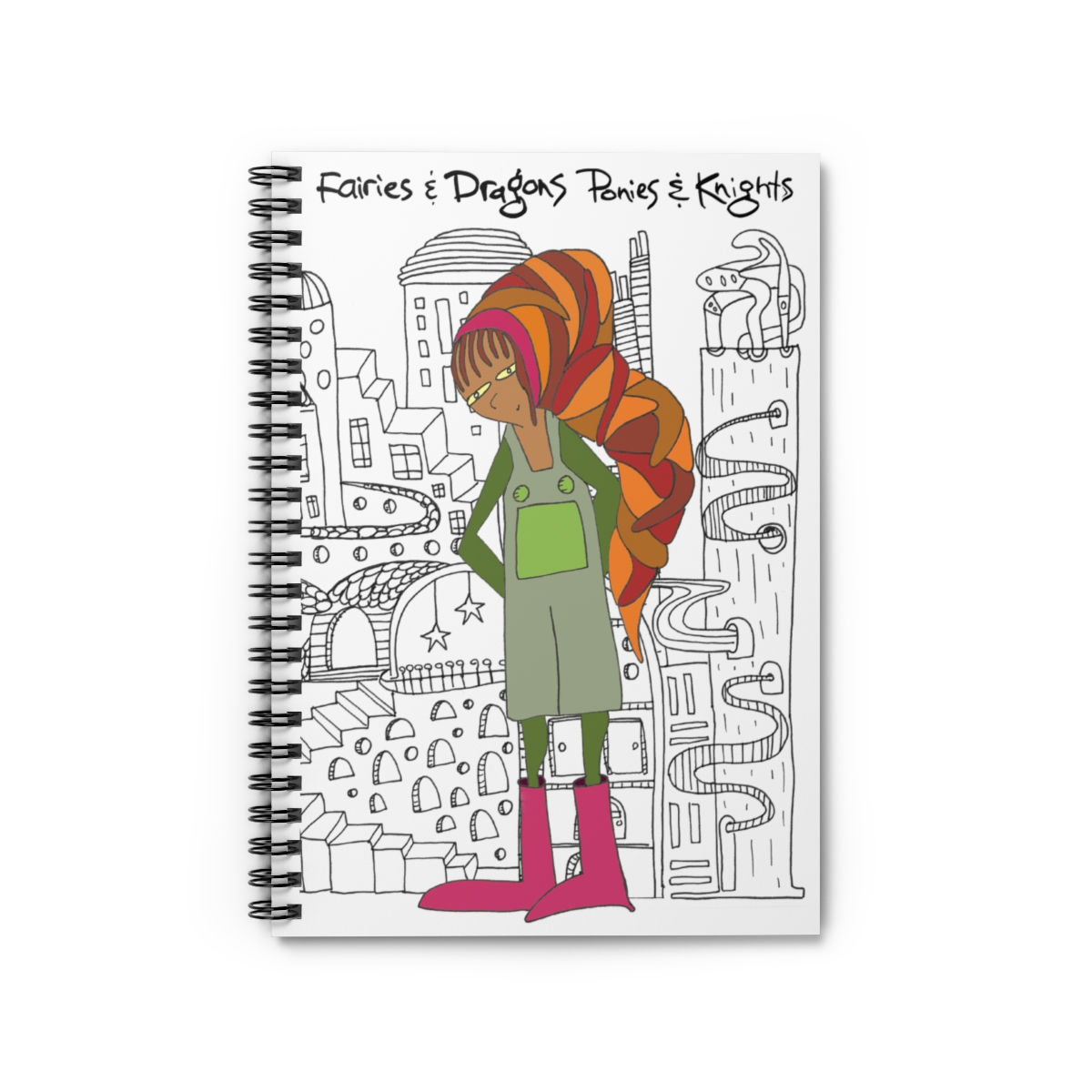 Talora - by Aly Perry - Spiral Notebook - Ruled Line