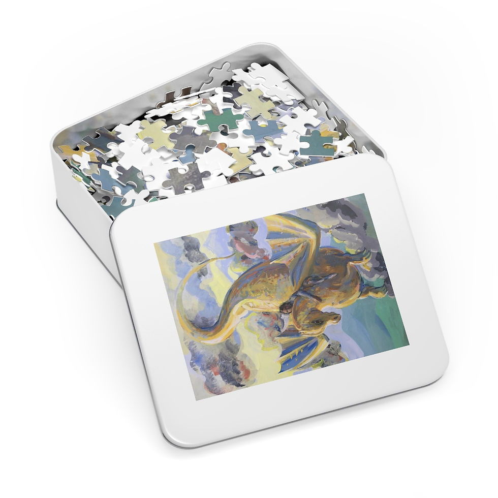Thumbnail: Talora and Petra - by Nakima Ollin - Jigsaw Puzzle (252, 500, 1000-Piece)
