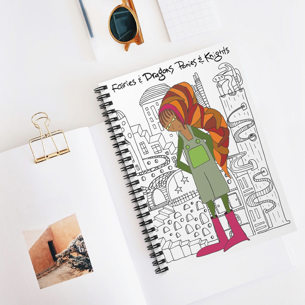 Thumbnail: Talora - by Aly Perry - Spiral Notebook - Ruled Line
