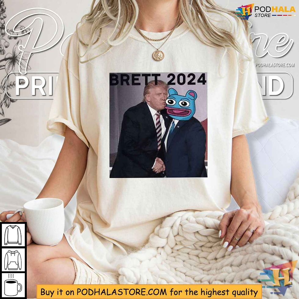 Satirical Election Shirt - Trump Brett 2024 Meme Candidate T-shirt