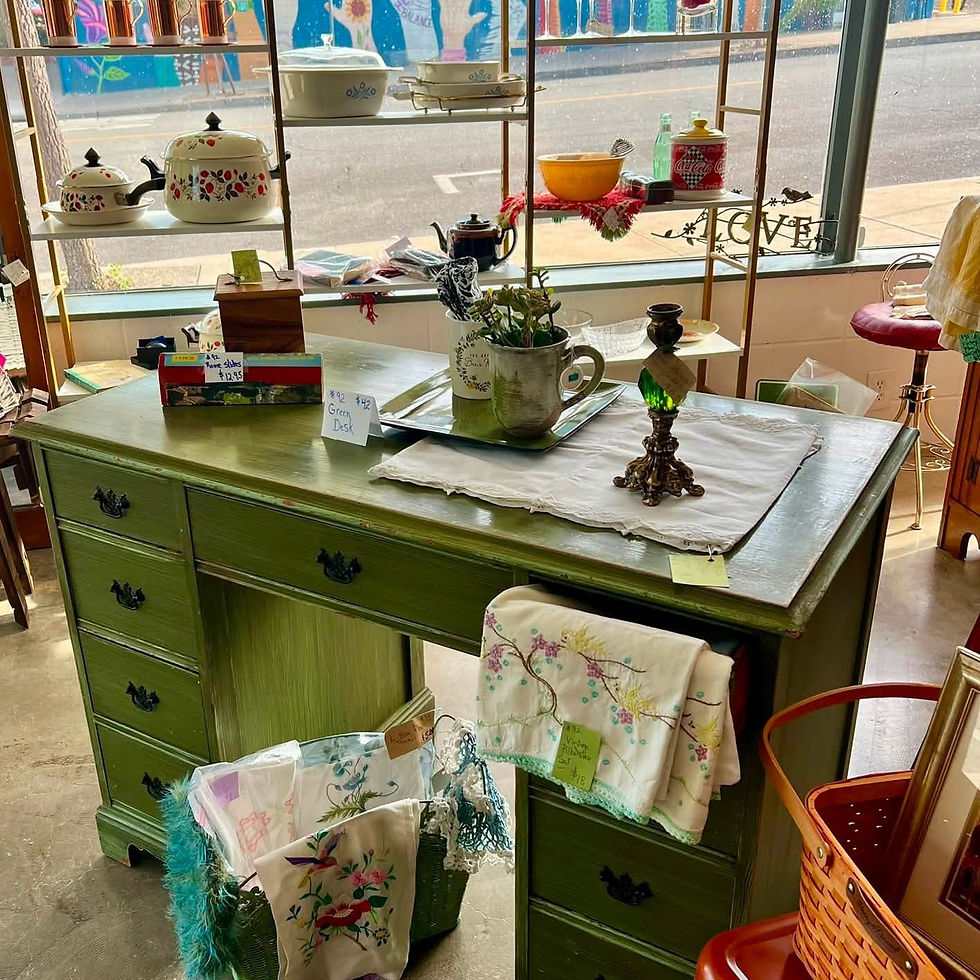 Old Thyme Antiques products in downtown Atascadero.