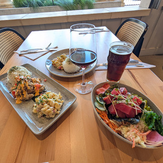 Food at Kula Hawaiian Kitchen in downtown Atascadero on the Central Coast.