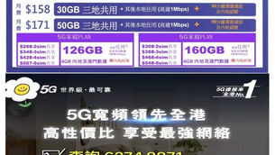 ❤️3HK🔥展銷月費優惠🔥

🚀全新5G網絡🚀
1️⃣$x8➡️33GB全速數據(查詢驚喜價)
(💥突發快閃優惠💥）
🔥送其後1mbps任用
🔥送每月4GB中澳數據
🔥3000分鐘通話

✨全新4.5G 42mbps✨
1️⃣$58➡️8GB數據
🔥送其後128kbps任用 
🔥3000分鐘通話

