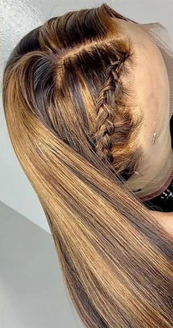 Thumbnail: 4/27 Highlighted Lace Frontal Wig