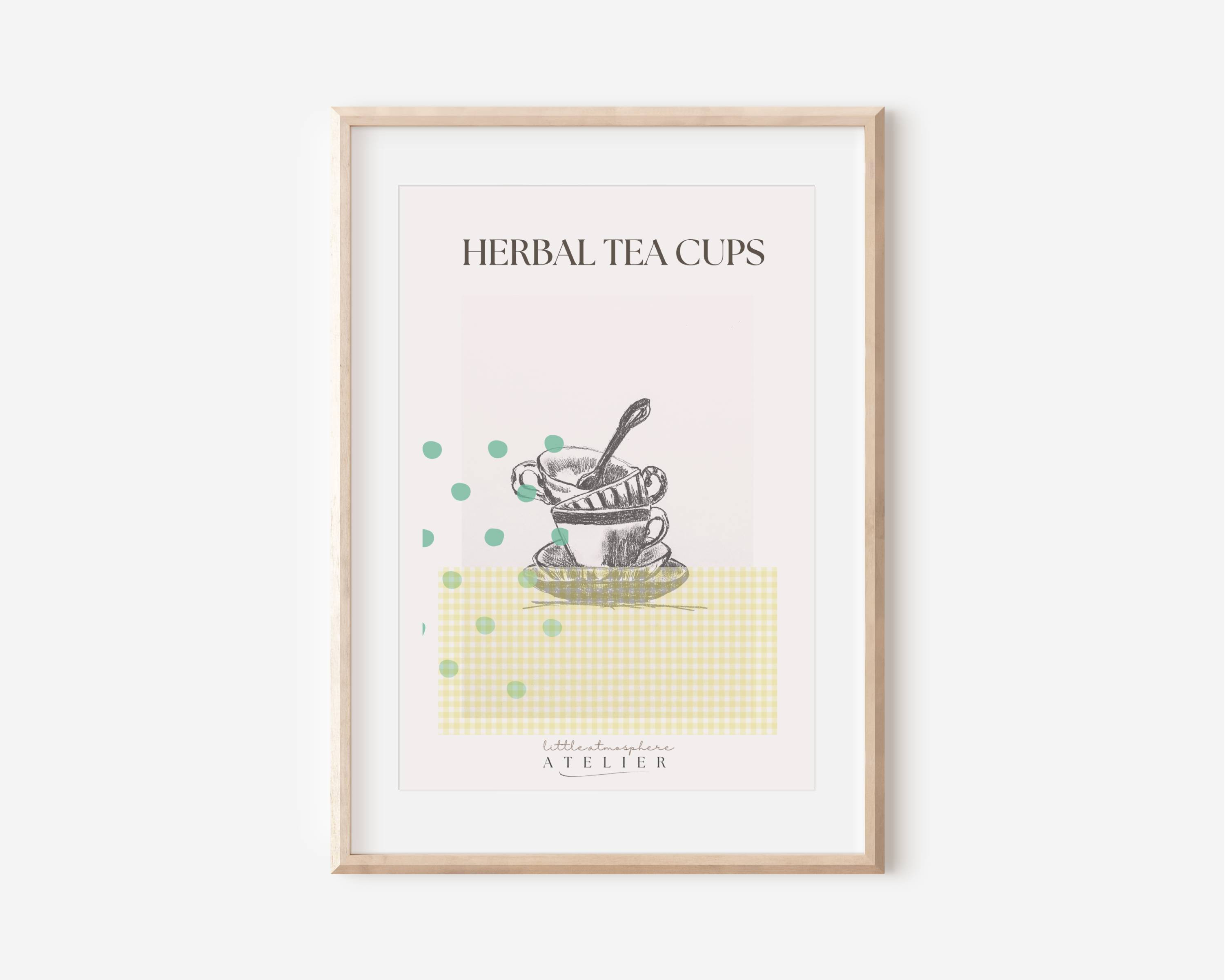 Plakát: Herbal Tea Cups