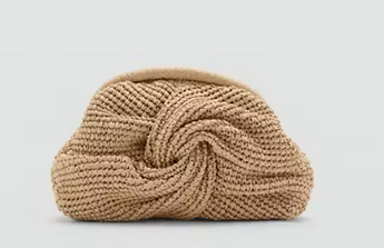 Natural fibre handbag