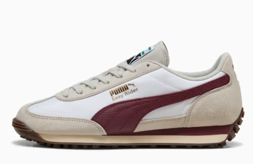 Easy Rider Vintage uniseks sneakers, white, creme, red, PUMA