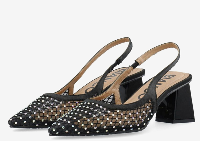 BIAMARALYN SLINGBACKS, black