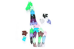 Unvollständige Giraffe Puzzle