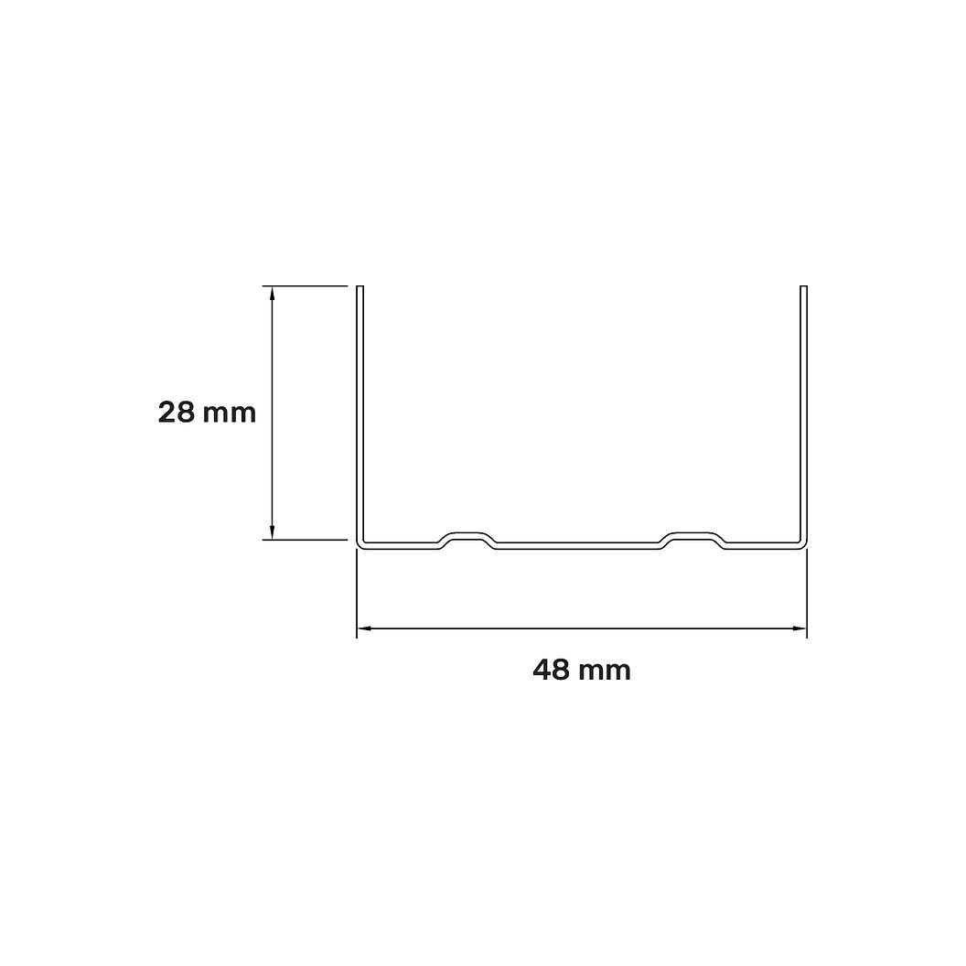 Profil du mur U 48