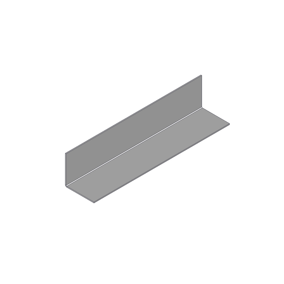 20-Gauge (33 mil) 1 in. x 10 ft. Galvanized Steel Long Angle 100L100