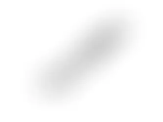 Long gray tapered strip on a white background, resembling a narrow metallic beam or runway segment.