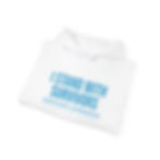Thumbnail: "I Stand With Survivors" Hooded Sweatshirt