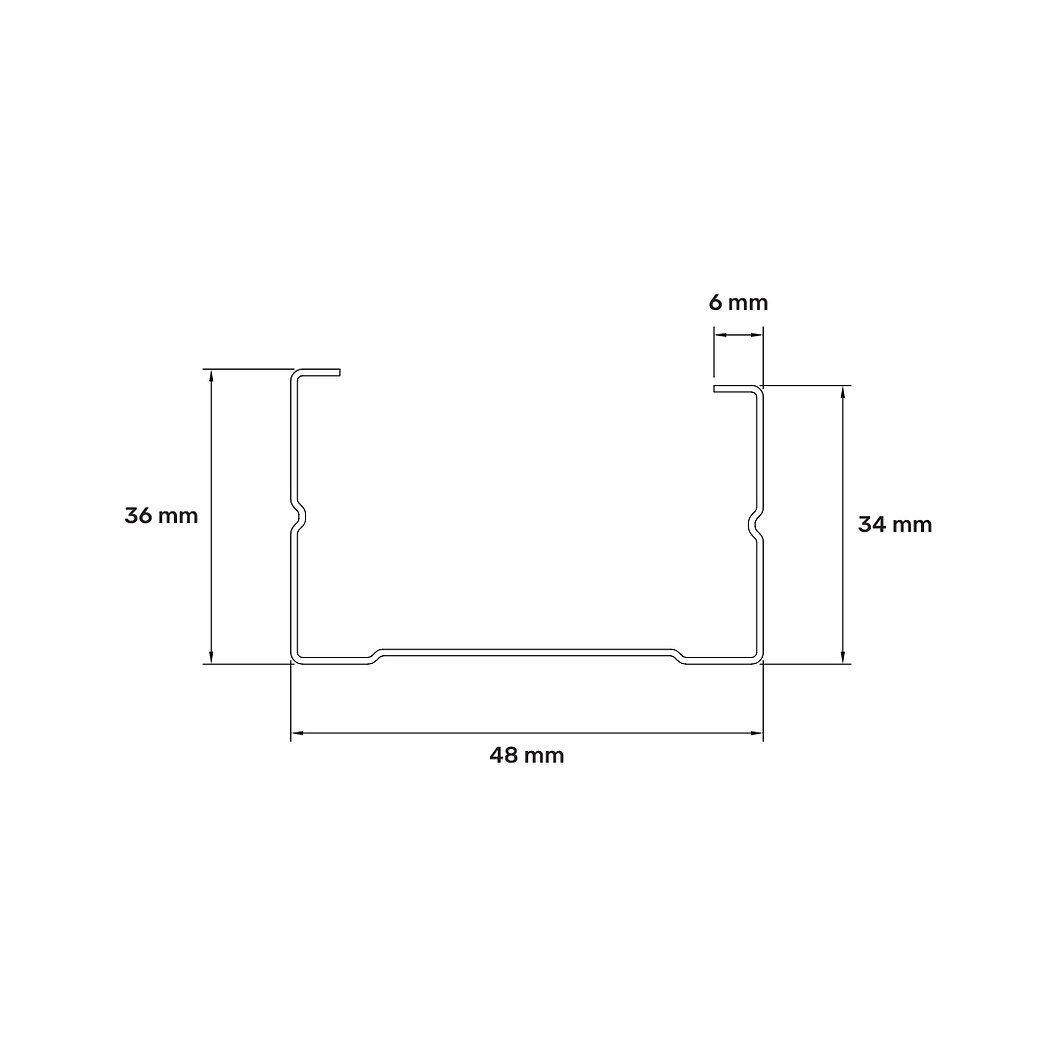 Trockenbau Profil CW 48