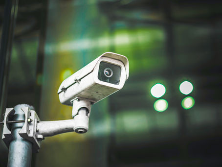 CCTV camera mounted on a pole to monitor activities with high resolution